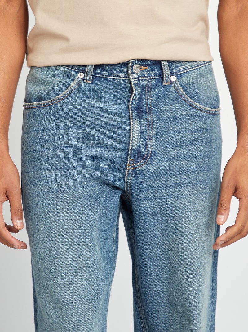 Jeans regular fit 5 tasche relaxed BLU - Kiabi