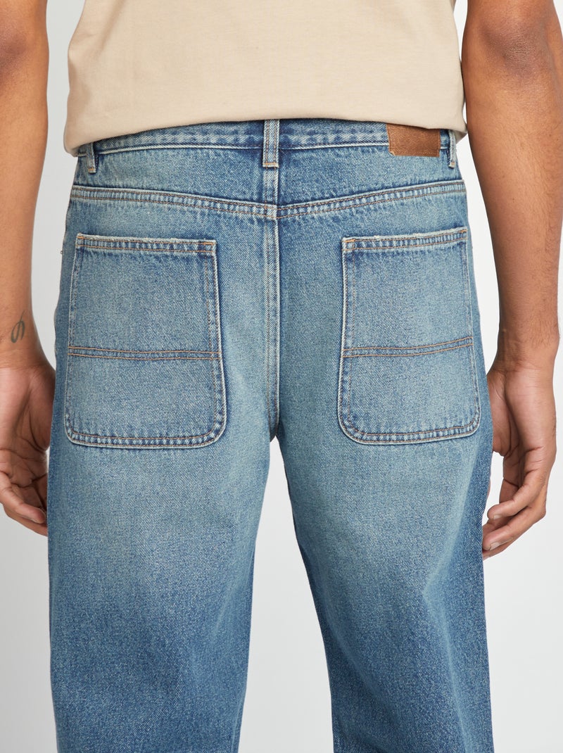 Jeans regular fit 5 tasche relaxed BLU - Kiabi