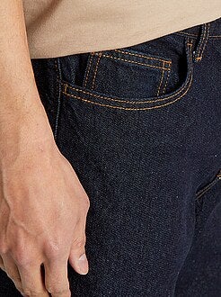 Jeans regular-fit grezzo eco-sostenibile - Kiabi