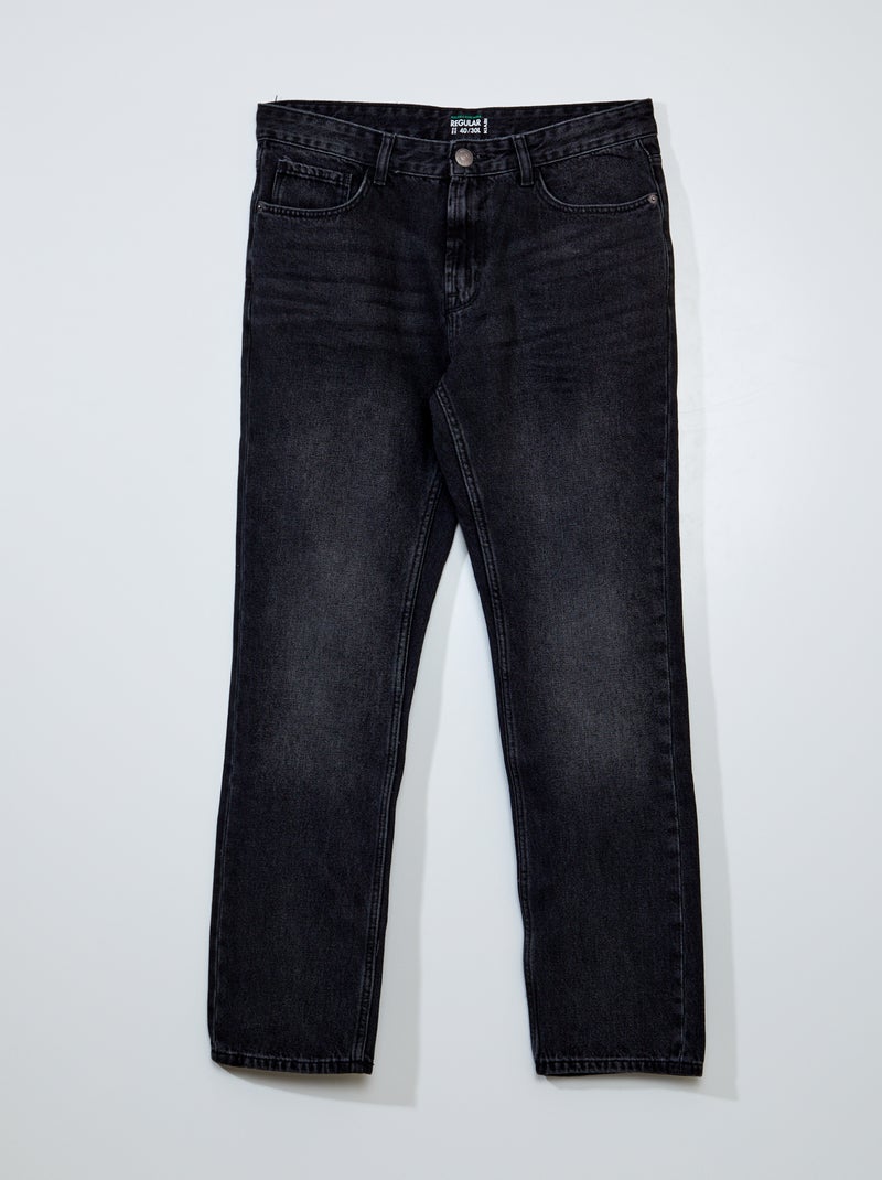 Jeans regular L30 NERO - Kiabi