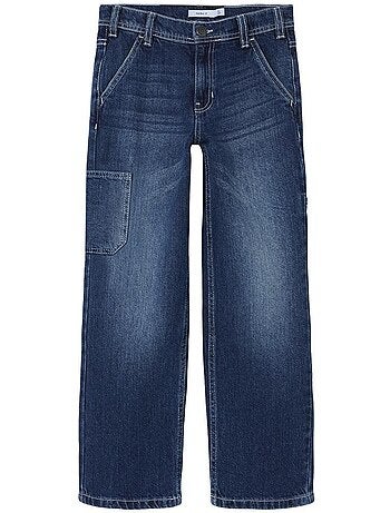 Jeans Regular Scuro Bambina Name it Straight