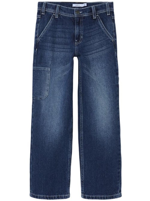 Jeans Regular Scuro Bambina Name it Straight - Kiabi
