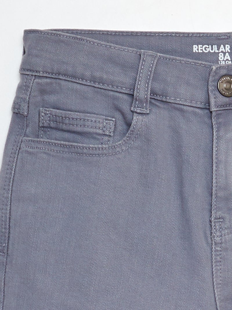 Jeans regular taglio dritto BLU - Kiabi