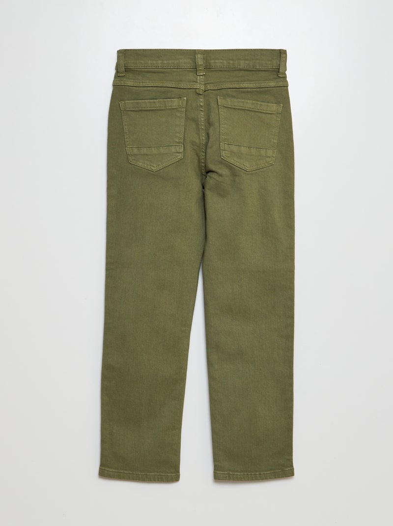 Jeans regular taglio dritto VERDE - Kiabi