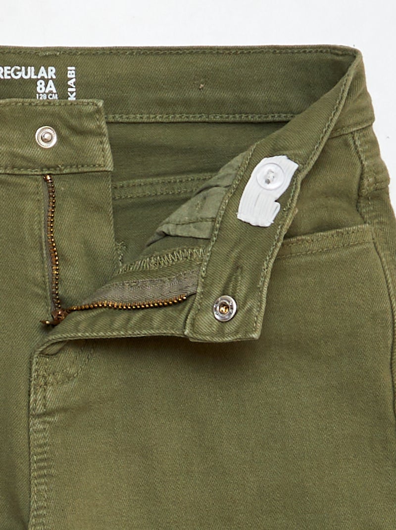 Jeans regular taglio dritto VERDE - Kiabi