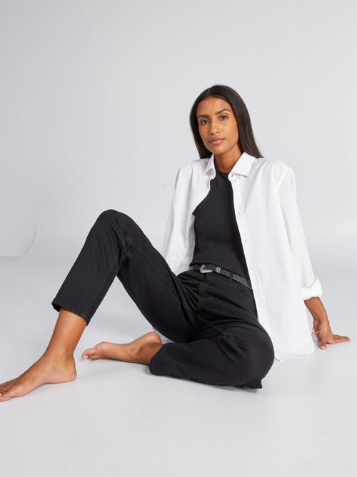 Jeans regular vita alta - 34L - Kiabi