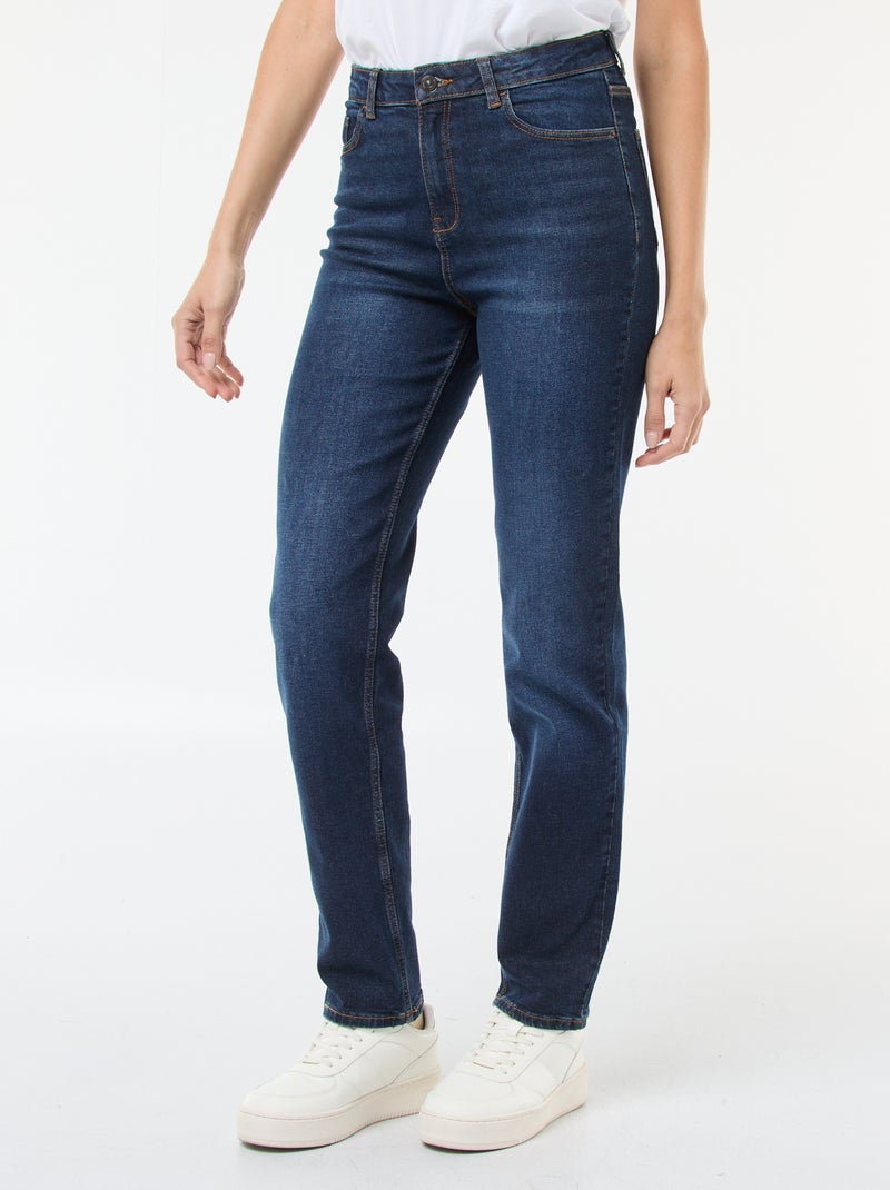 Jeans regular vita alta - 38/28L BLU - Kiabi