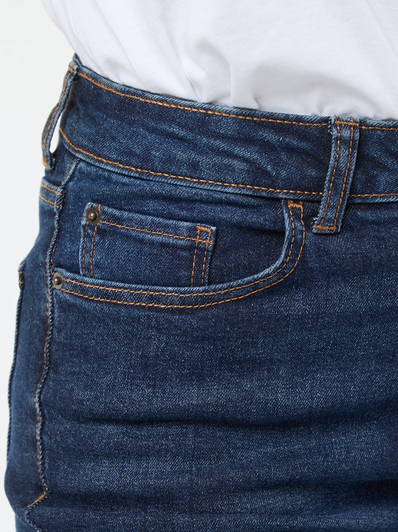 Jeans regular vita alta - 38/28L BLU - Kiabi