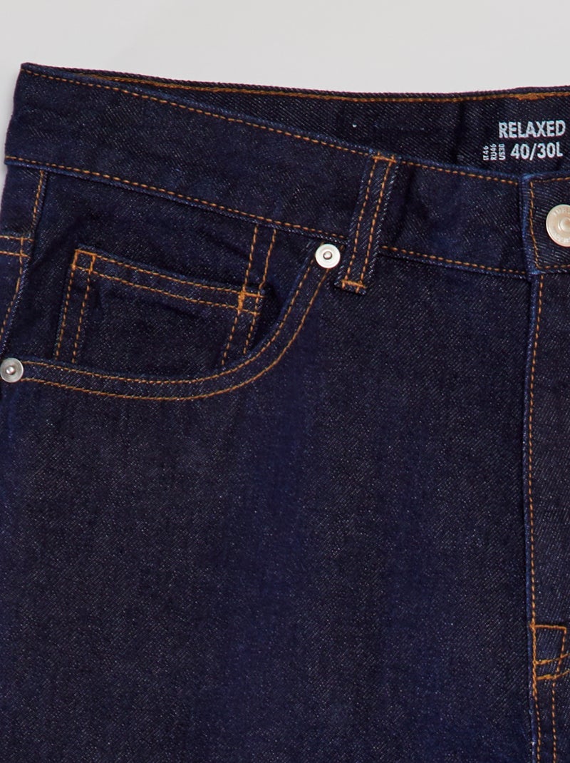 Jeans relaxed fit BLU - Kiabi