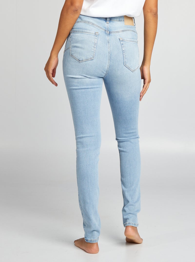Jeans skinny a vita alta - L28 BLU - Kiabi