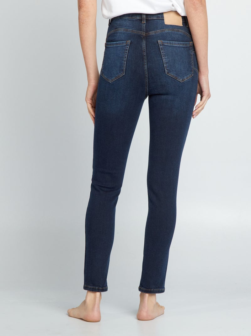 Jeans skinny a vita alta - L28 BLU - Kiabi