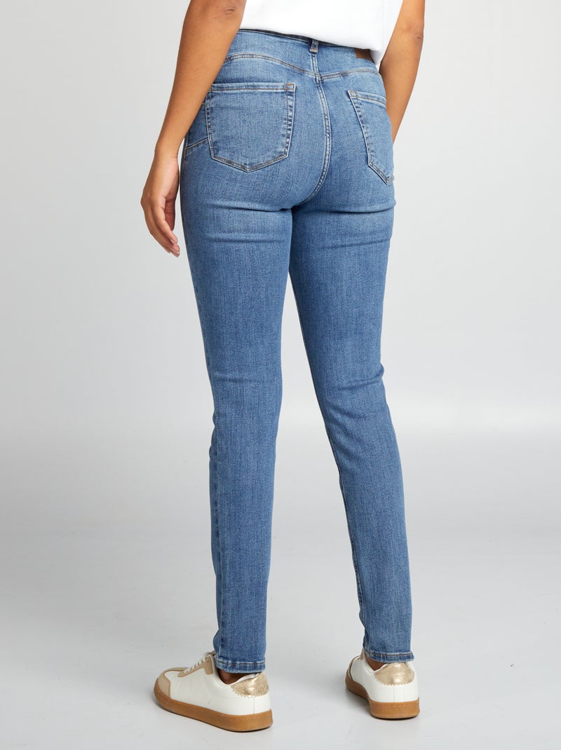 Jeans skinny a vita alta - L28 BLU - Kiabi