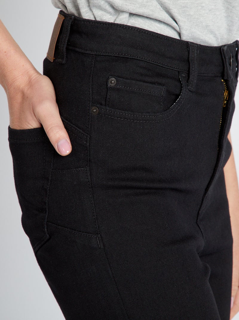 Jeans skinny a vita alta - L28 NERO - Kiabi