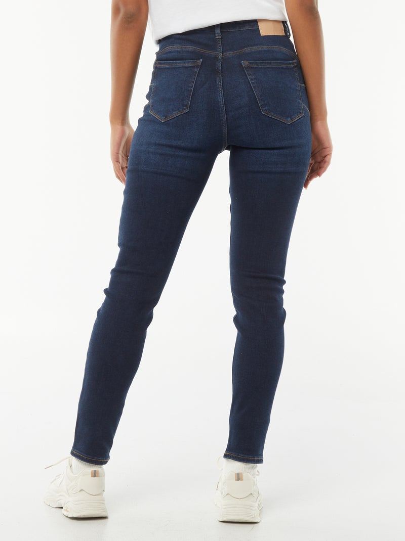 Jeans skinny a vita alta - L30 Blu - Kiabi