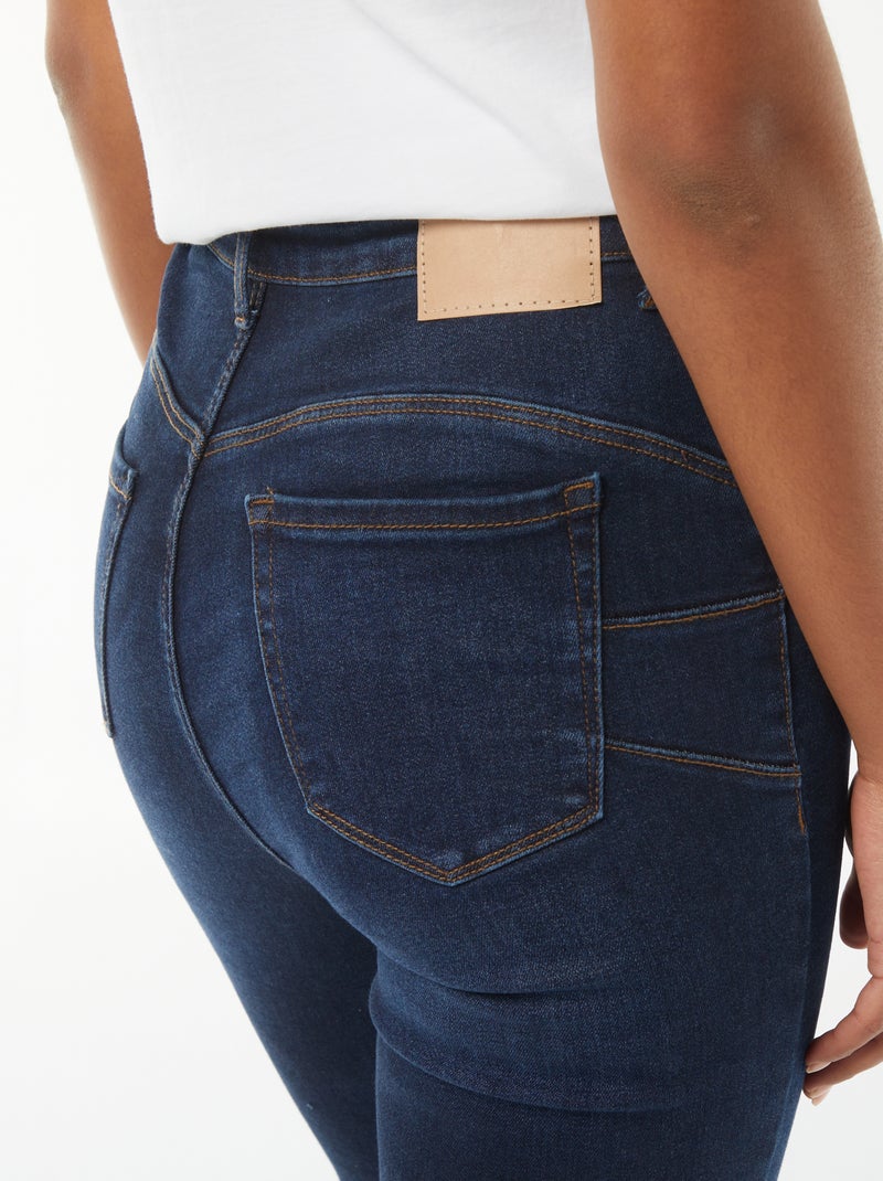 Jeans skinny a vita alta - L30 Blu - Kiabi