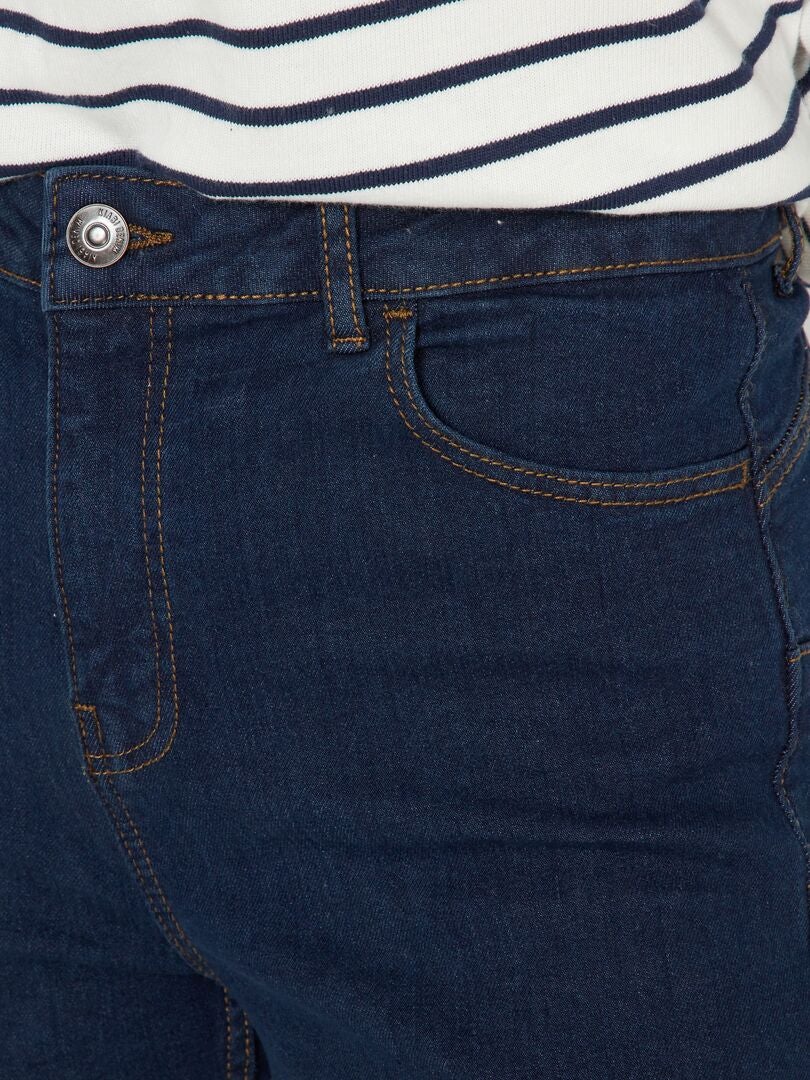 Jeans skinny a vita alta - L30 BLU - Kiabi