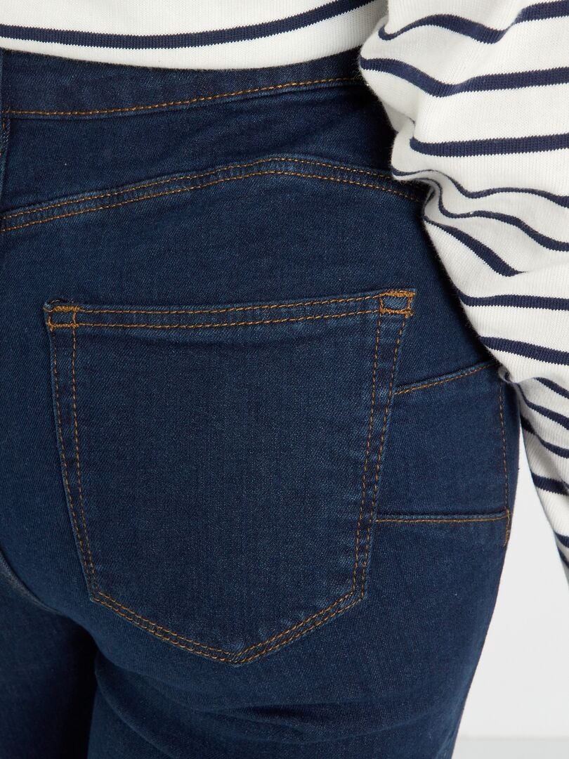 Jeans skinny a vita alta - L30 BLU - Kiabi