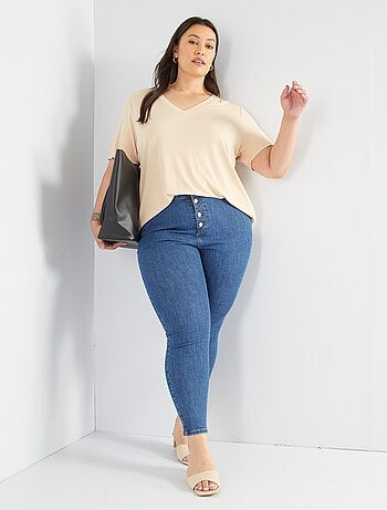 Jeans skinny a vita alta - L32