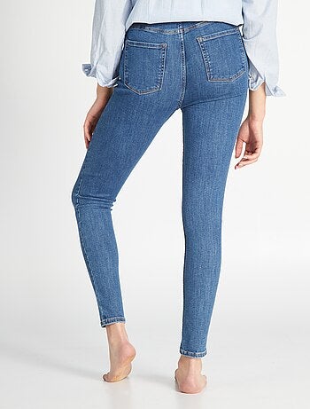 Jeans STARBILD Donna Vita Alta - Straight Fit Con Bottoni, Denim Elasticizzato Comodo E Modellante - Foto 8