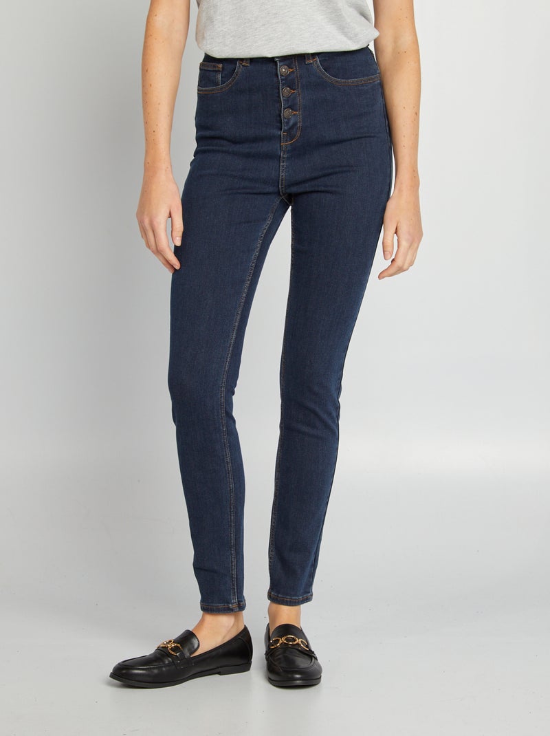 Jeans skinny a vita alta BLU - Kiabi