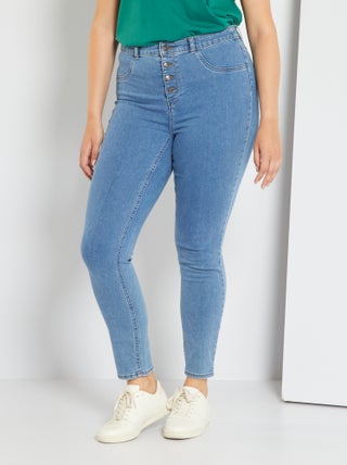 Jeans skinny a vita alta eco-sostenibili