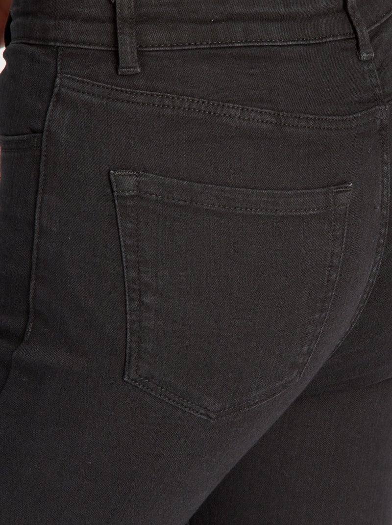 Jeans skinny a vita alta NERO - Kiabi
