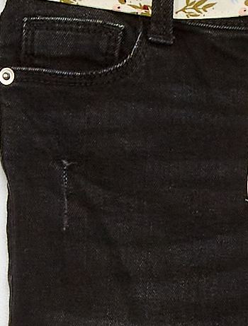 Jeans skinny cintura foulard - NERO - Kiabi - 15.00€