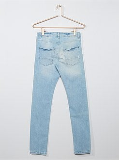 Ragazzo 10-18 anni - Jeans skinny effetto plissettato - Kiabi
