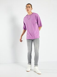 Jeans skinny effetto plissettato - Kiabi