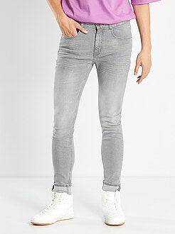 Jeans skinny effetto plissettato - Kiabi