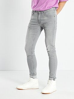 Jeans skinny effetto plissettato - Kiabi