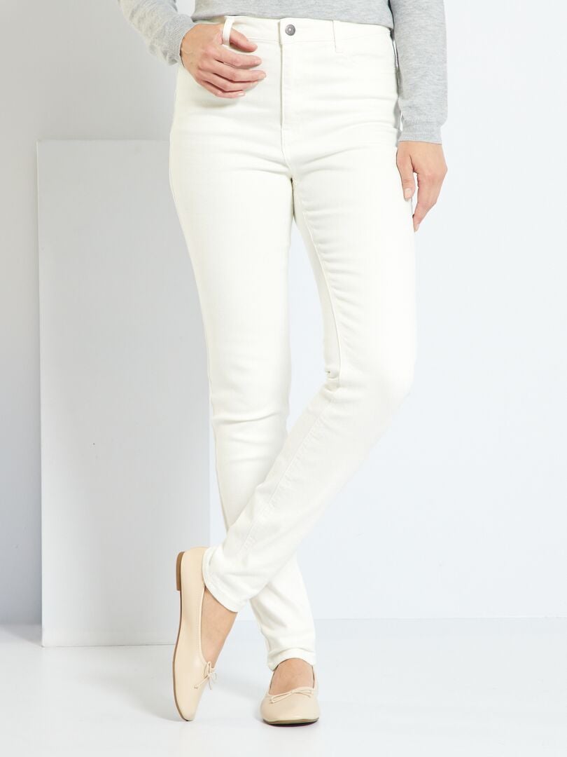Jeans skinny fit - L28 BIANCO - Kiabi