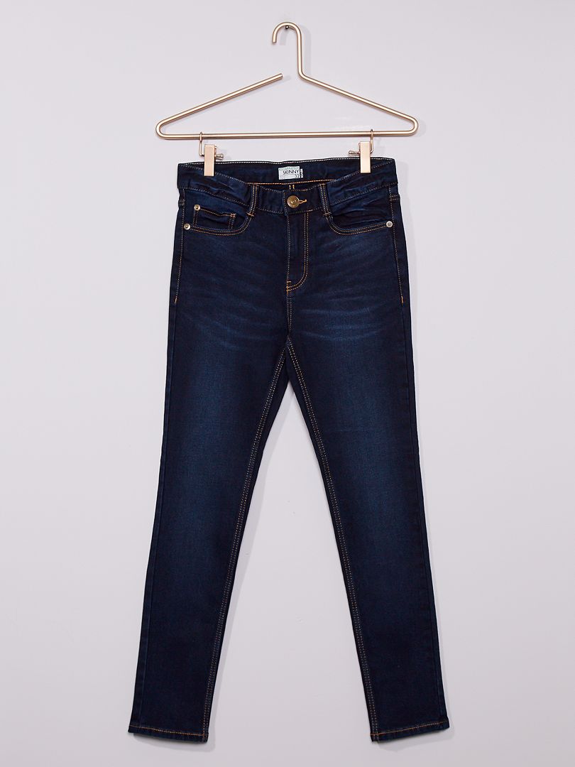 Jeans skinny fit in denim blu/nero - Kiabi