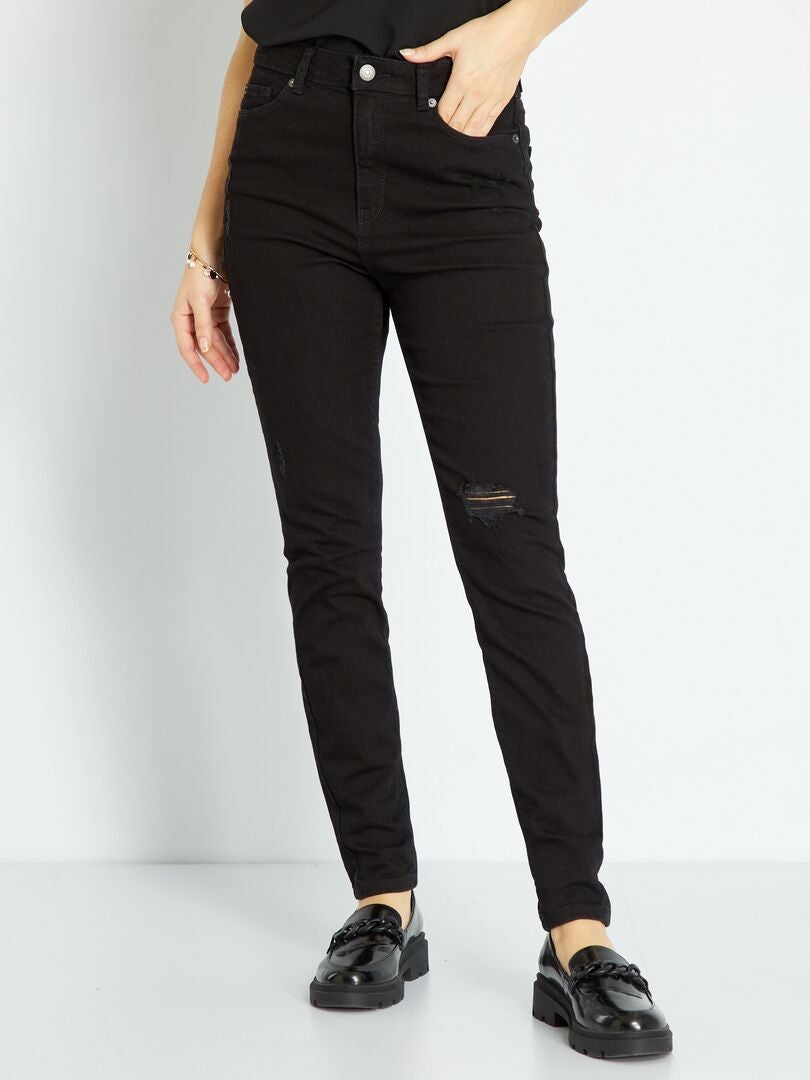 Jeans skinny fit / taglio molto aderente NERO - Kiabi