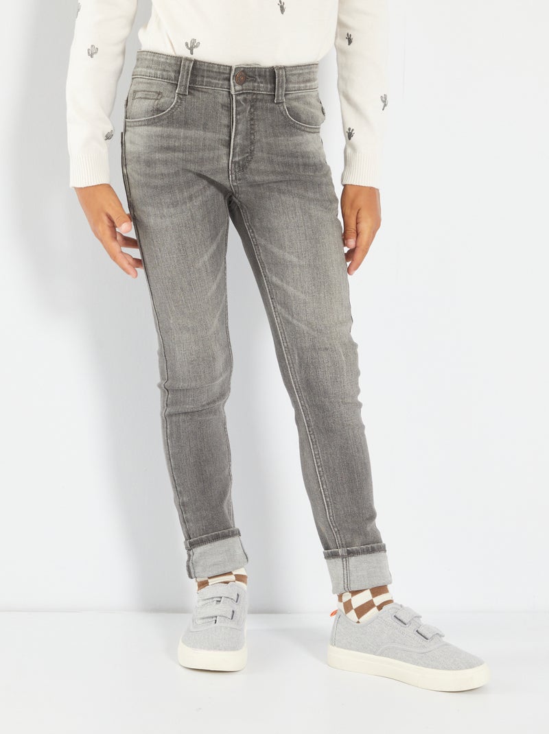 Jeans skinny grigio denim - Kiabi