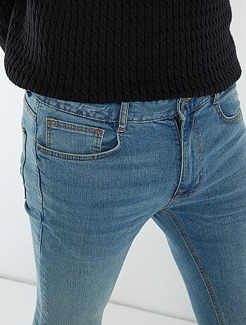 Jean Kiabi Taille 46 Femme - Coupe Droit, Bleu, Occasion Très Bon État
