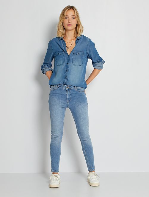 Jeans skinny lunghezza US30 - BLU - Kiabi - 15.00€