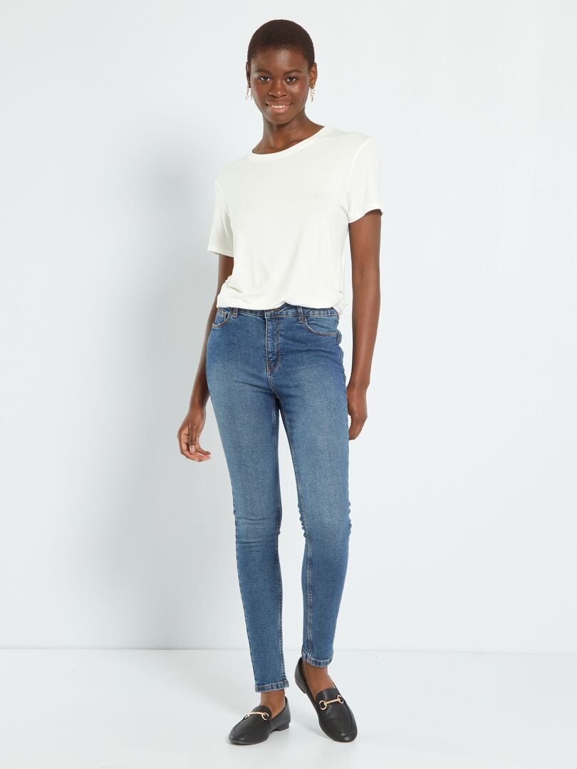 Jeans skinny lunghezza US30 BLU - Kiabi