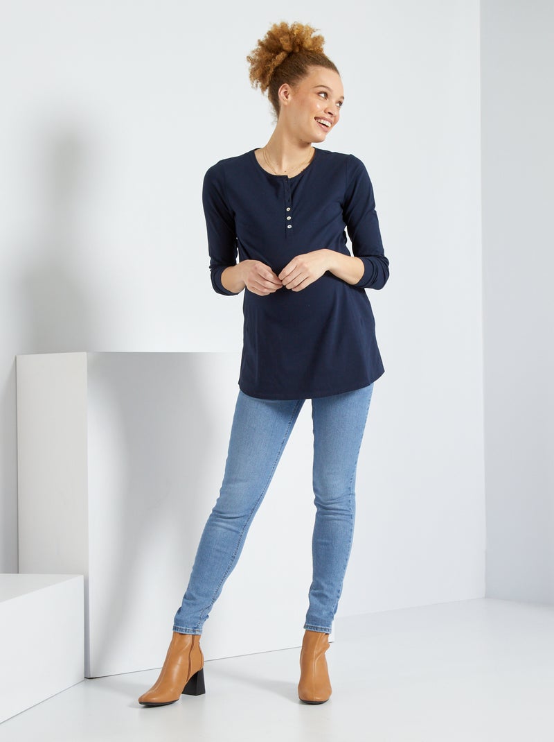Jeans skinny premaman doble stone - Kiabi