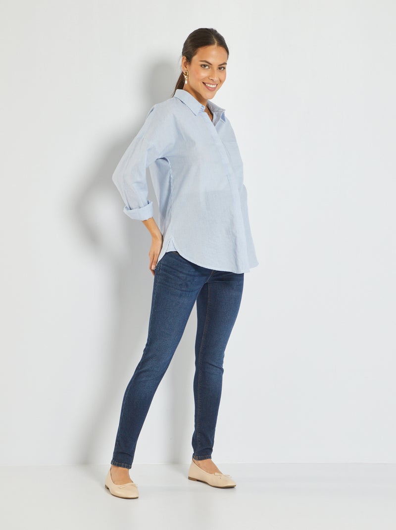 jeans skinny premaman L30 BLU - Kiabi