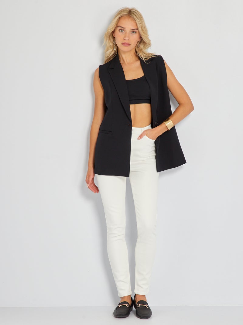 Jeans skinny push-up - L28 BIANCO - Kiabi