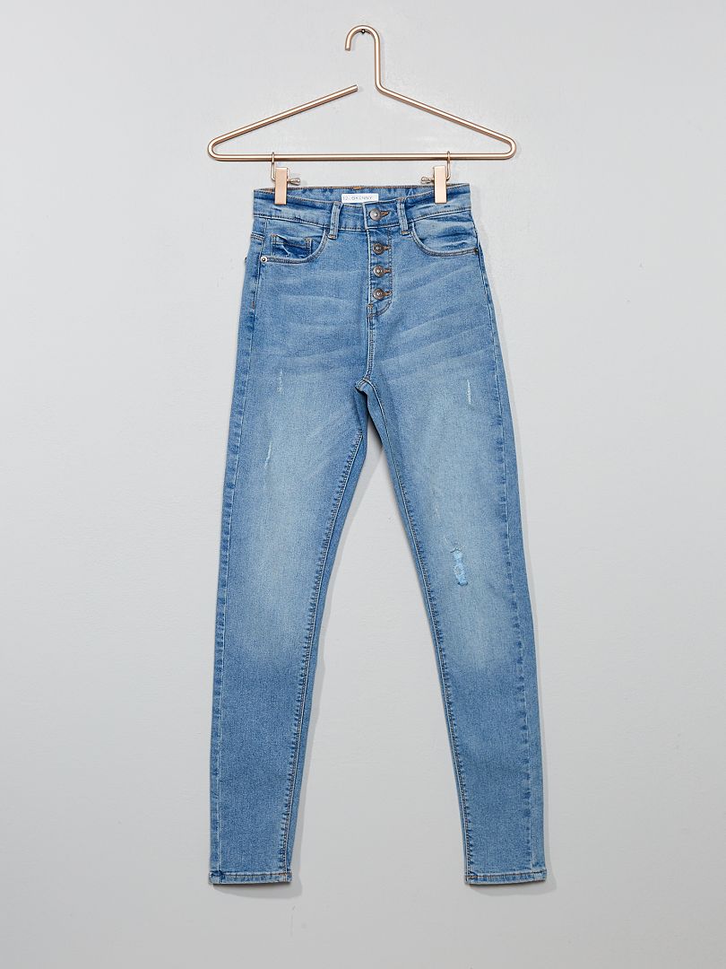 Jeans skinny vita alta blu - Kiabi