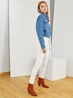 Jeans skinny vita molto alta - Lunghezza US30 - Kiabi