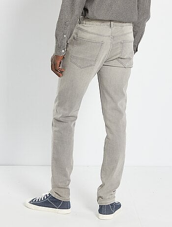 Jeans affusolati elasticizzati grigiTOPMAN in Denim da Uomo colore Grigio Uomo Abbigliamento da Jeans da Jeans attillati 