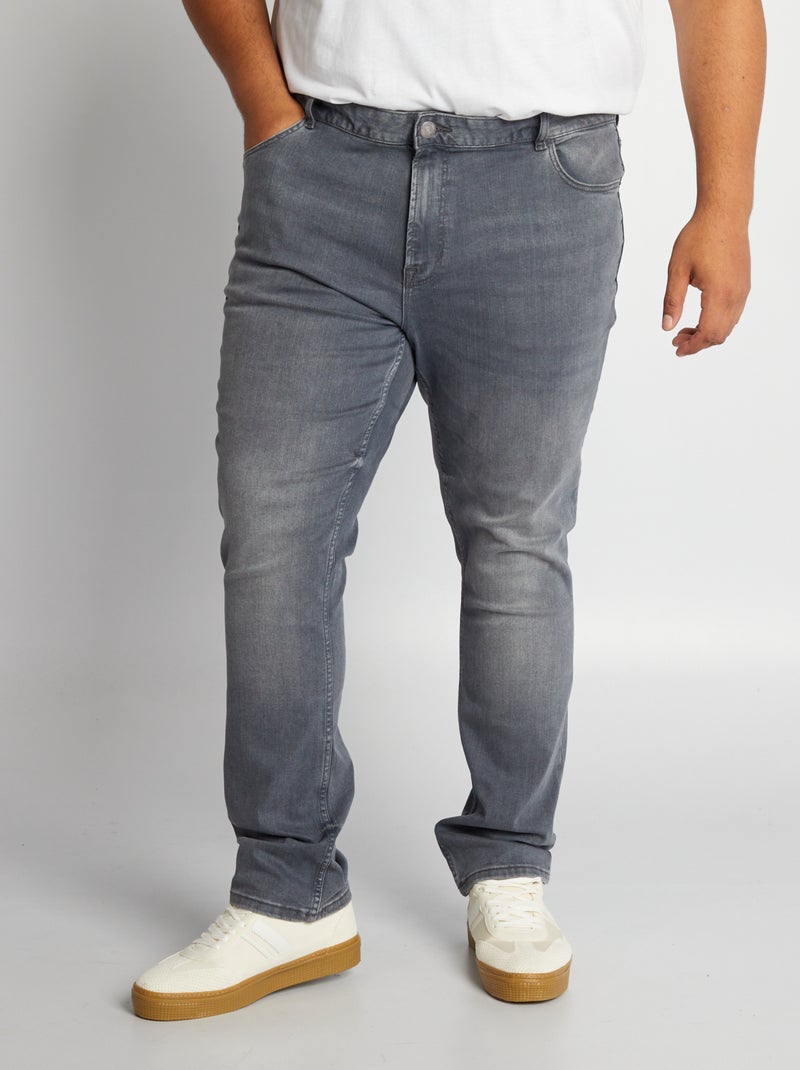 Jeans slim 5 tasche - L32 GRIGIO - Kiabi