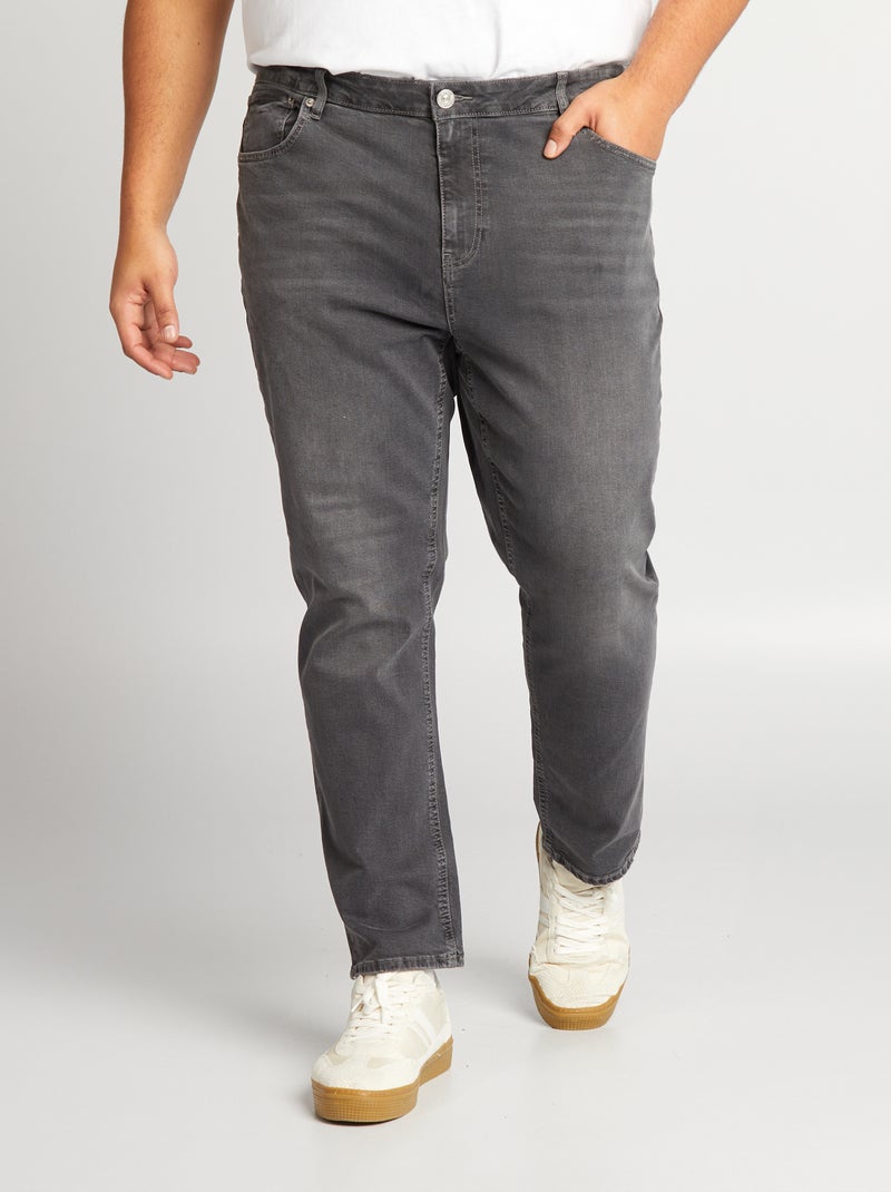 Jeans slim 5 tasche - L32 GRIGIO - Kiabi