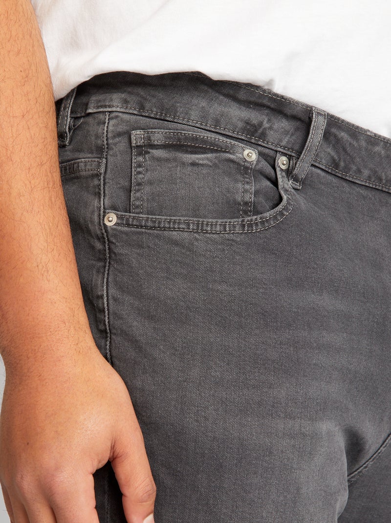 Jeans slim 5 tasche - L34 GRIGIO - Kiabi