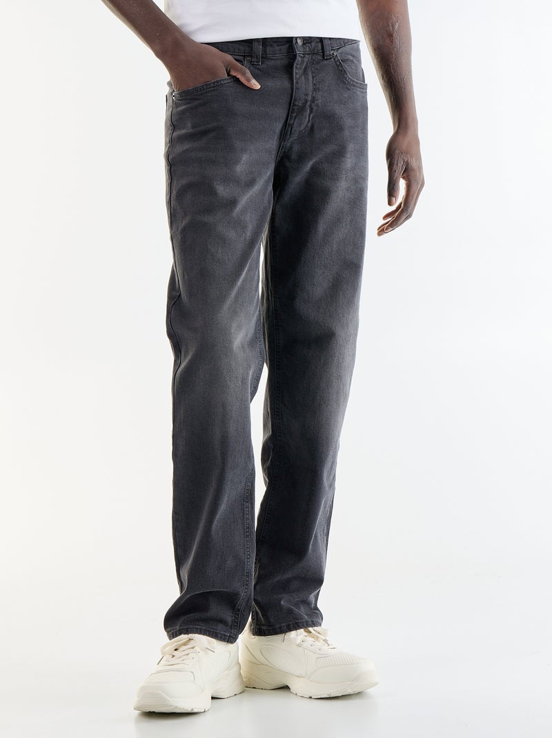 Jeans slim 5 tasche - L34 Nero - Kiabi