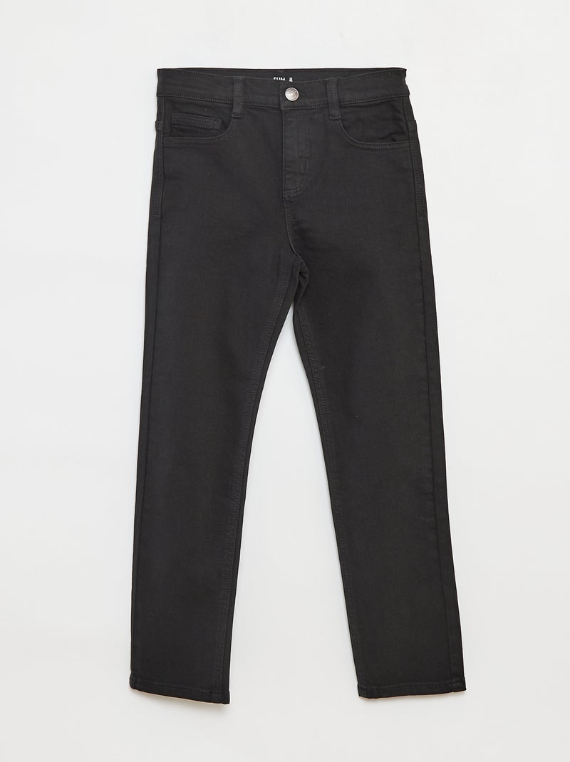 Jeans slim 5 tasche Nero - Kiabi