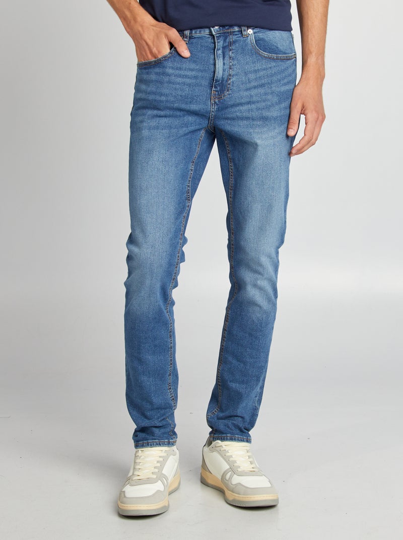 Jeans slim a 5 tasche - L34 BLU - Kiabi